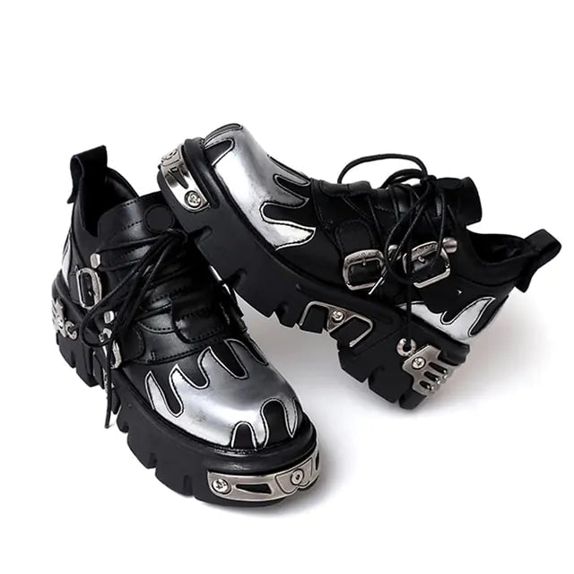 U-DOUBLE Brand's Punk Style Women's Shoes