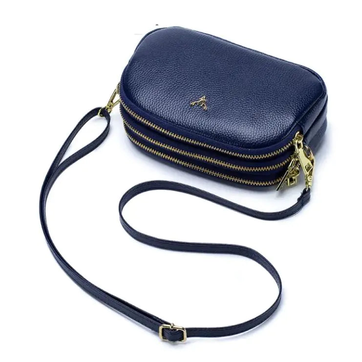 Leather cross-body mini bag