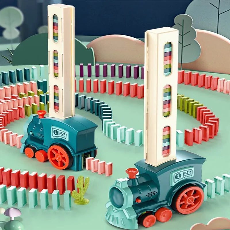 Electric Domino Train Car Set