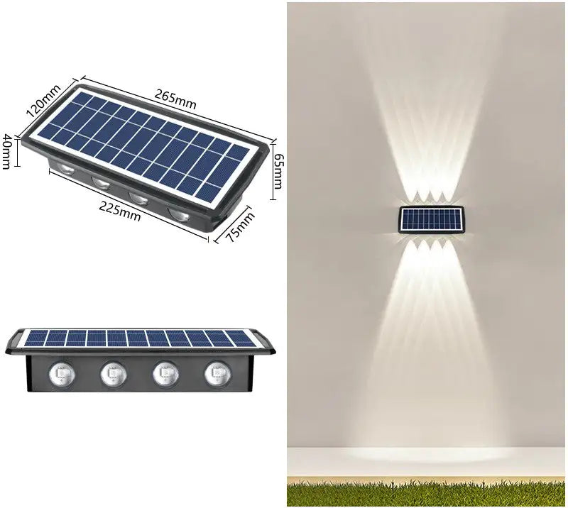 Solar-Außenwandleuchten imprägnieren