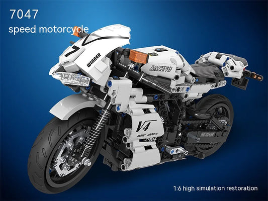 Motorcycle Building Block Model Toy