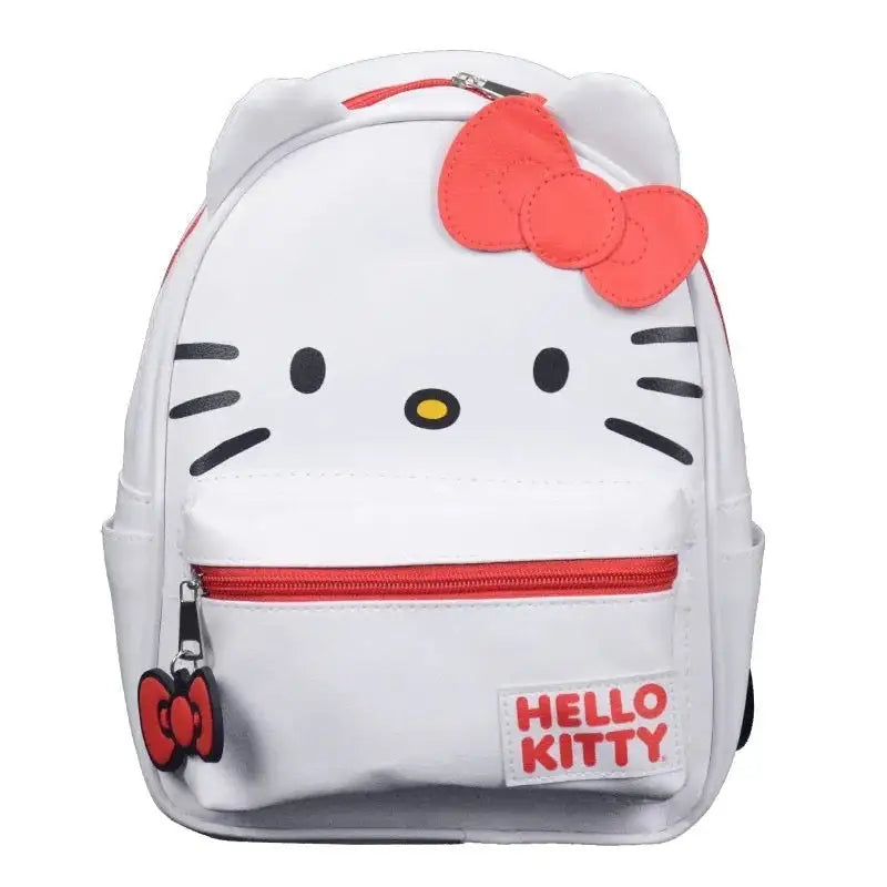 Red White Bow Hello Kitty Backpack Bag