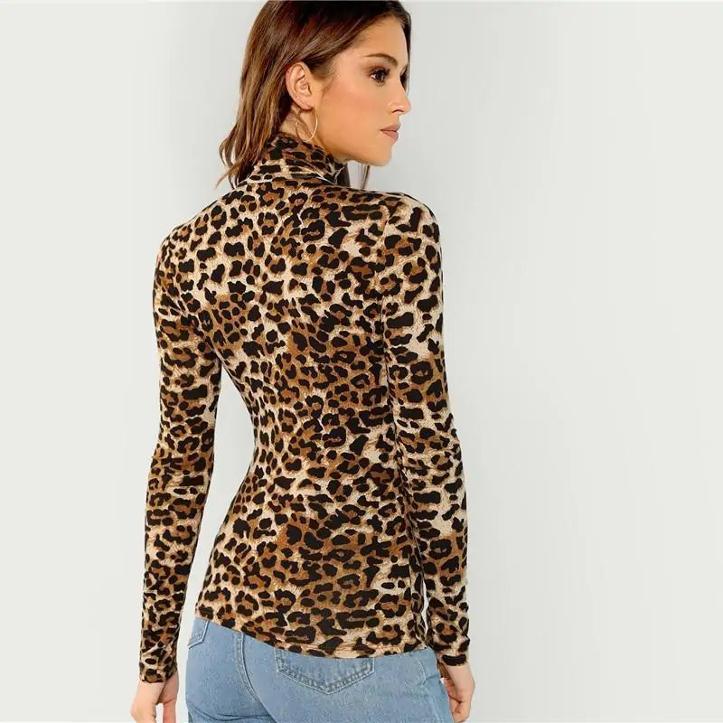 Leopard Print Tops For Women