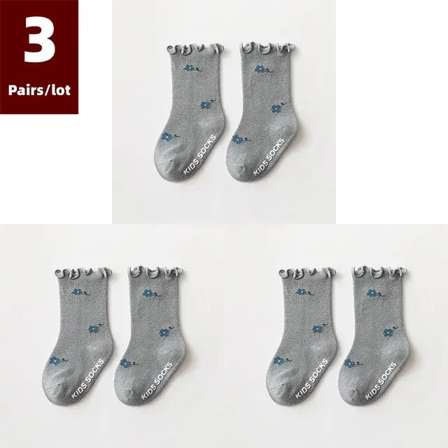 3 Pairs of Anti-Slip Children's Socks