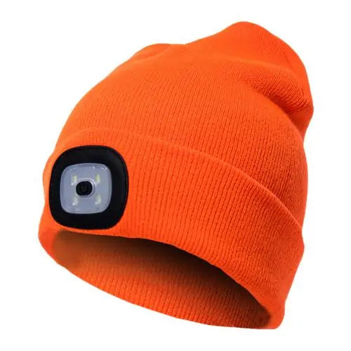 LED Lighted Unisex Winter Cap for Outdoor Activities