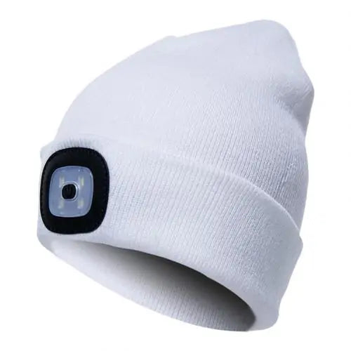 LED Lighted Unisex Winter Cap for Outdoor Activities