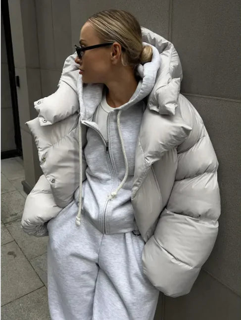 Women's Chic Cotton-Padded Bread Coat