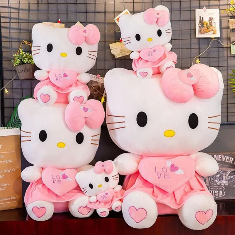 Sanrio Anime Plüsch-Dekokissen: Kawaii-Tiere für Heimdekoration und Geschenke