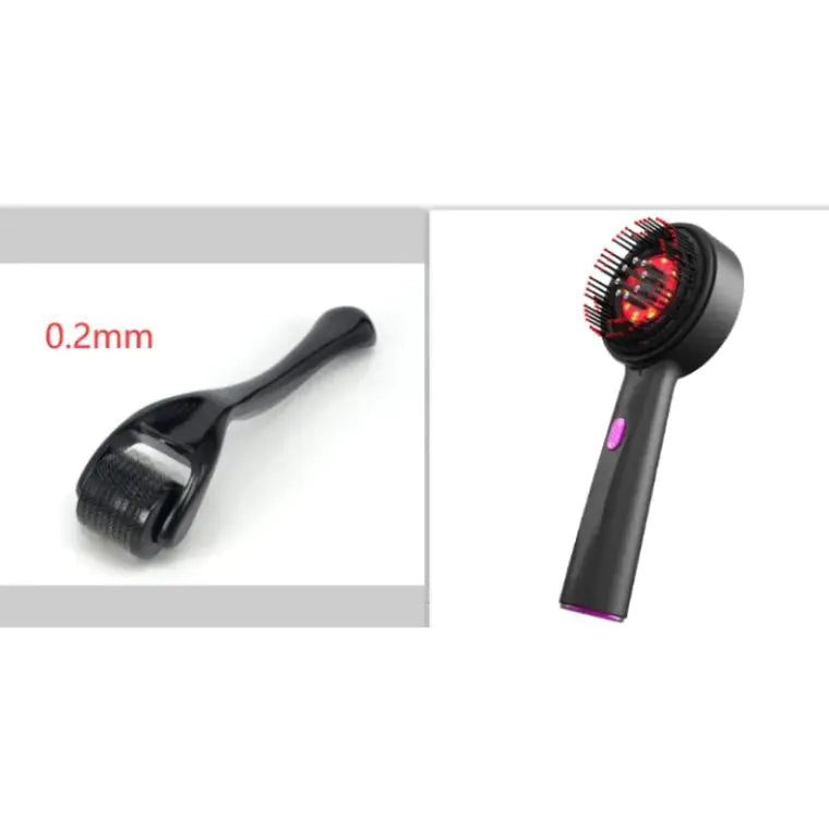 Electric Massage Comb Home Scalp Drain Comb Red Light Anti-slip Hair Care Multi-functional Massage Comb