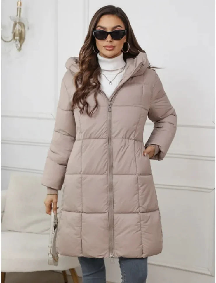 Women’s Hooded Mid-Length Padded Coat