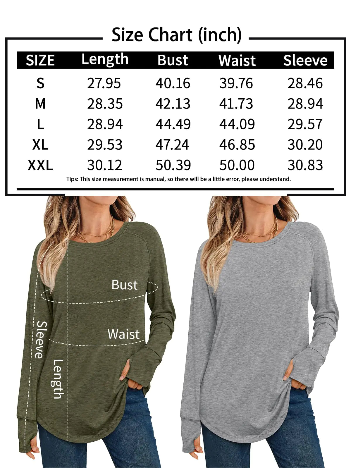 AUTOMET Womens Long Sleeve Shirts Crew Neck Casual Tshirts Fall Fashion Tops Loose Fit Lightweight Y2k Outfits Clothes Purple Small