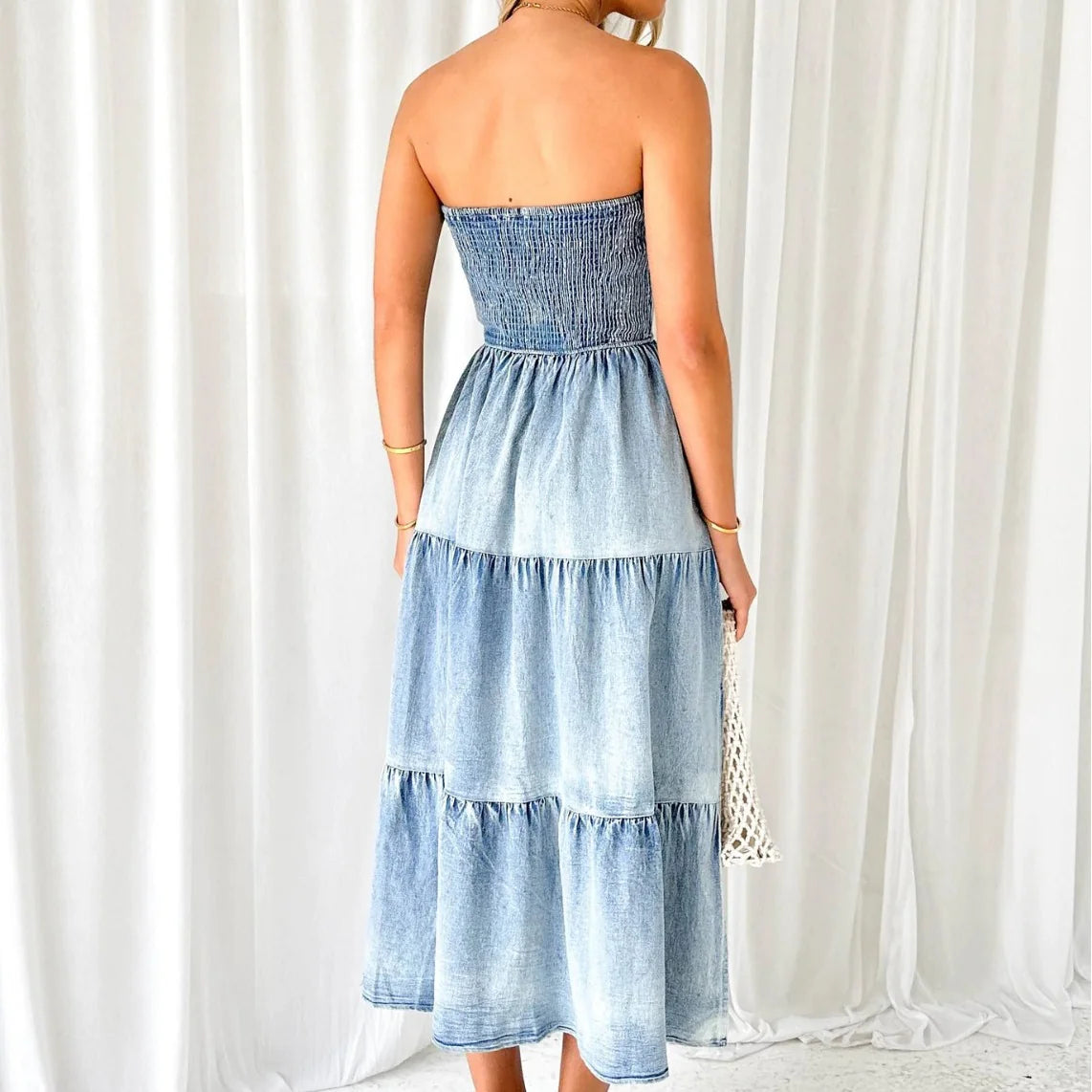 Women's Summer Denim Long Skirt