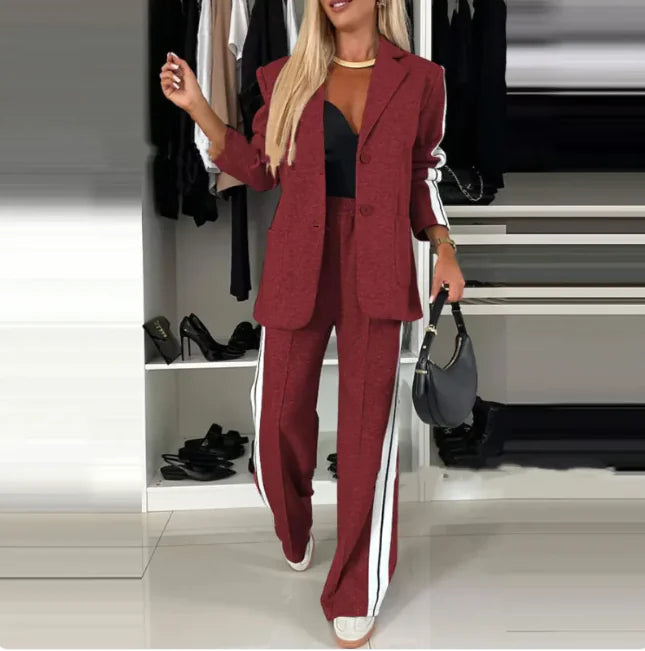 Women's Seasonal Elegance Lapel Suit