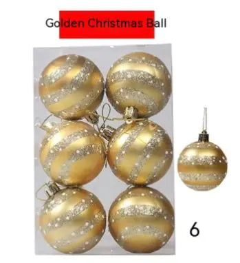 Glitzernde Weihnachtskugeln