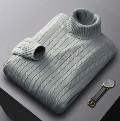 Thermal Thread Turtleneck Sweater