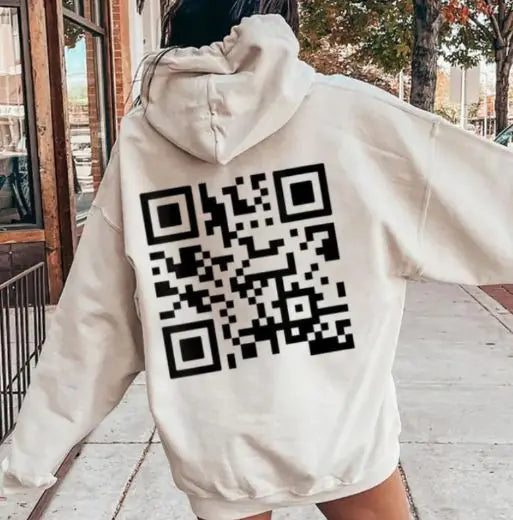 QR code hoodie