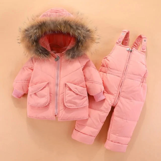 Winter Baby Snowsuit Hooded