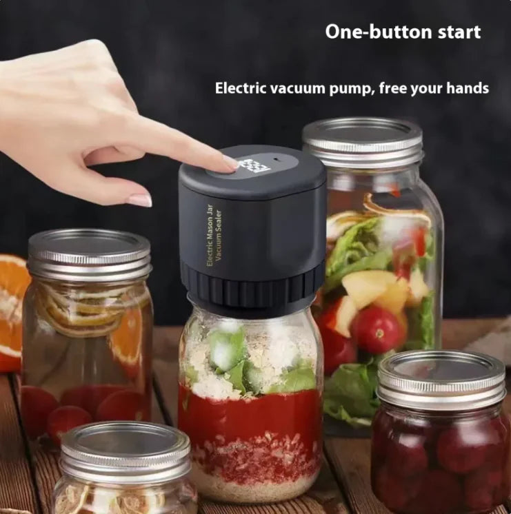 Mason Jar Electric Vacuum Sealer – Preserve Freshness with Ease