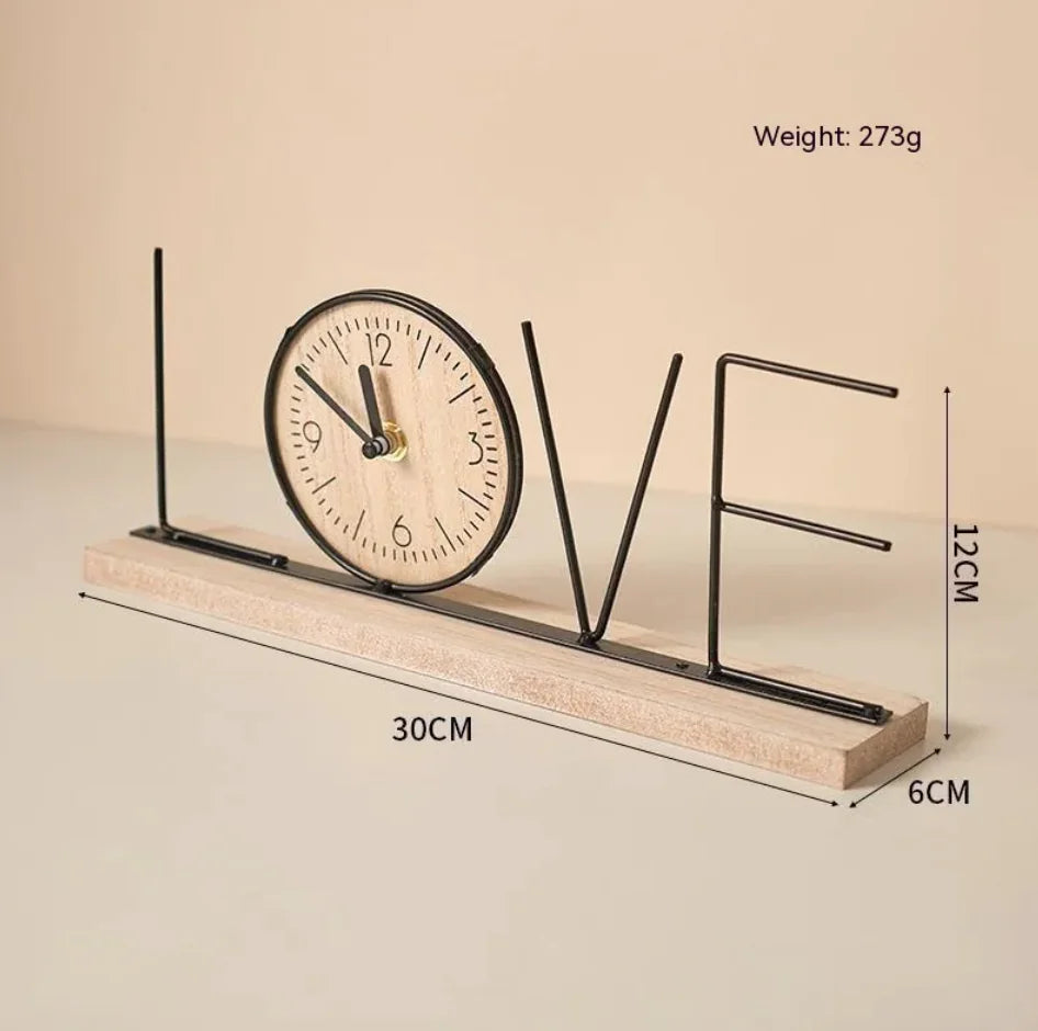 Decorative Table Clock Ornament