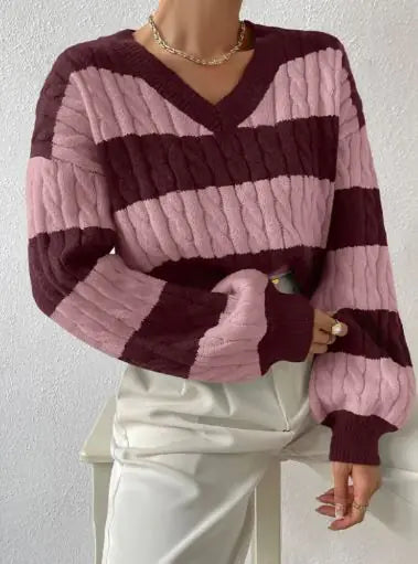 Lazy Loose Women's Knitted Sweater