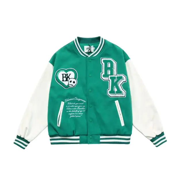 Retro Hip-Hop Y2K Straßenjacke