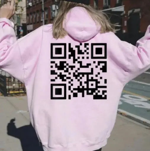 QR code hoodie