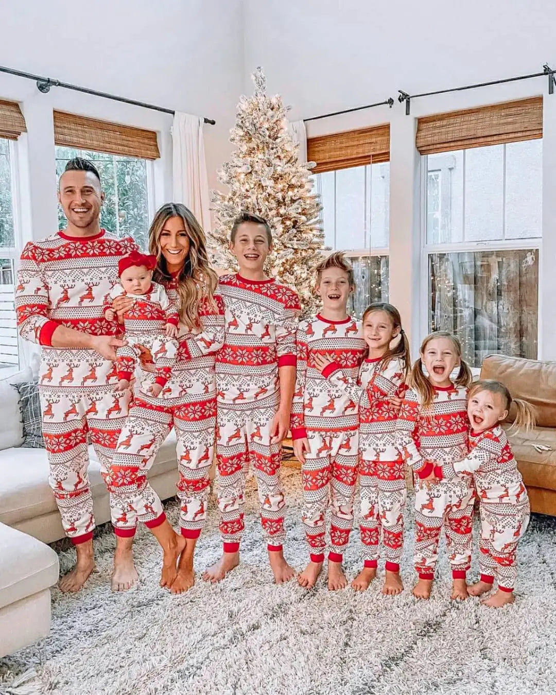 Weihnachts-Familien-Pyjama-Set