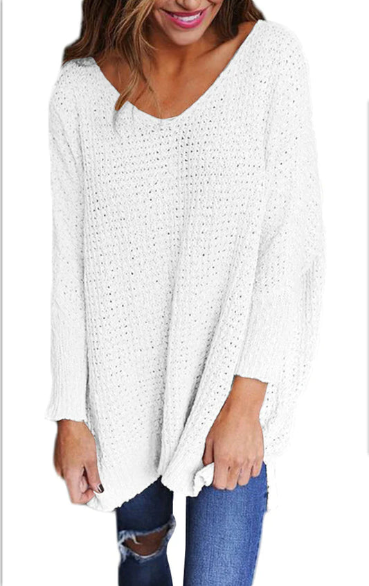 Winter V-neck Sweater Knitwear