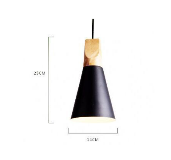 Wooden Funnel Pendant Lights