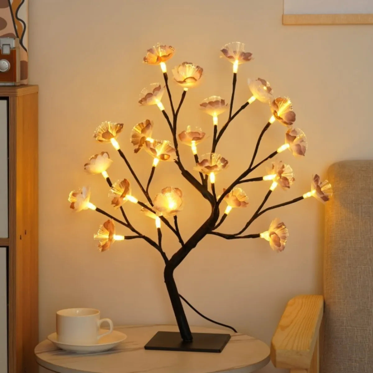 Bedroom Room Rose Tree Lamp Decoration