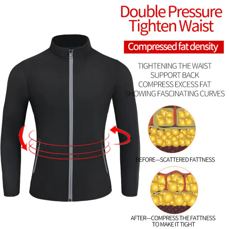 Men's Exercise Waist Corset Shapewear Sauna Suit