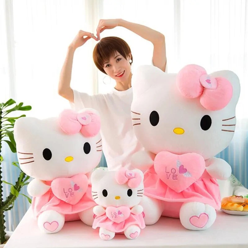 Sanrio Anime Plüsch-Dekokissen: Kawaii-Tiere für Heimdekoration und Geschenke