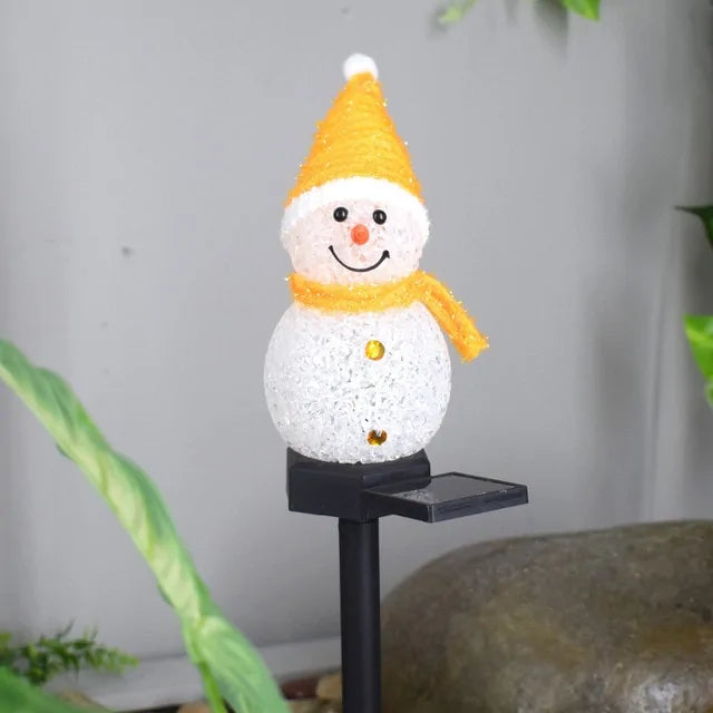 Solar Weihnachtsbeleuchtung Schneemann