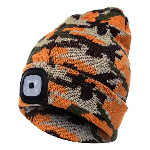 LED Lighted Unisex Winter Cap for Outdoor Activities