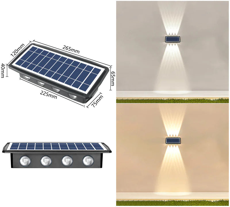 Solar-Außenwandleuchten imprägnieren