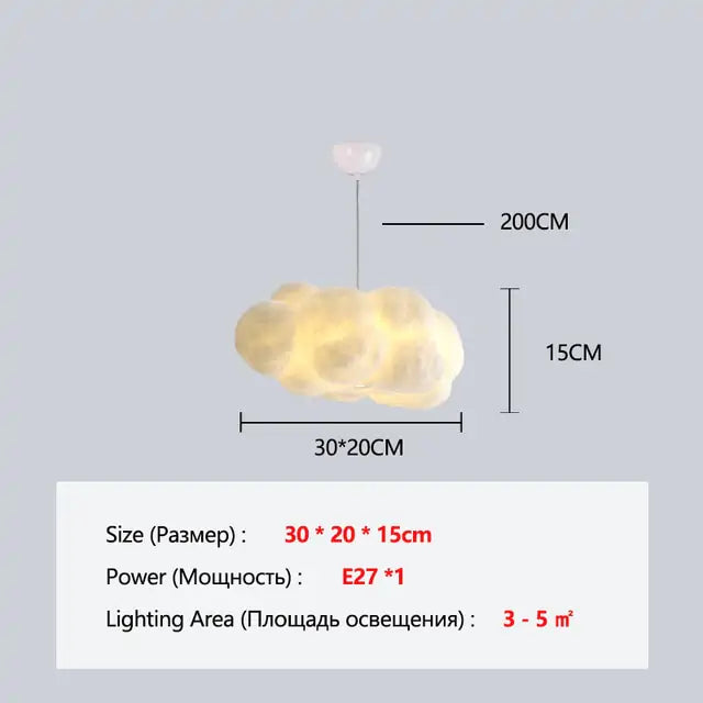 Floating Cloud Chandelier Lamp