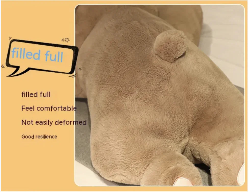 Lying Bear Plush Sleep Companion