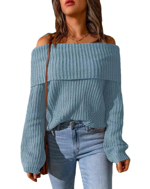 Off-the-Shoulder Sweater