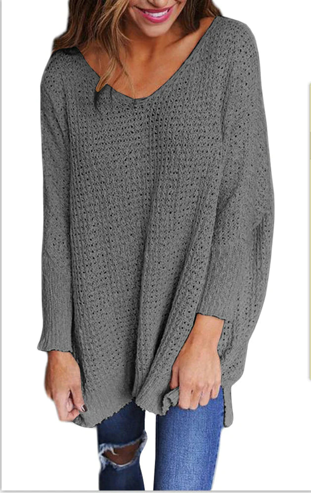 Winter V-neck Sweater Knitwear