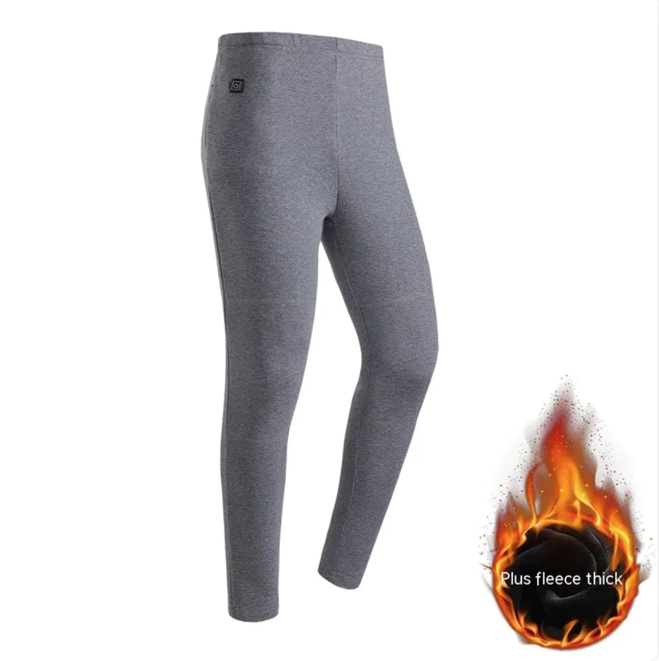 USB Heated Thickened Long Johns Cold Protection Suit