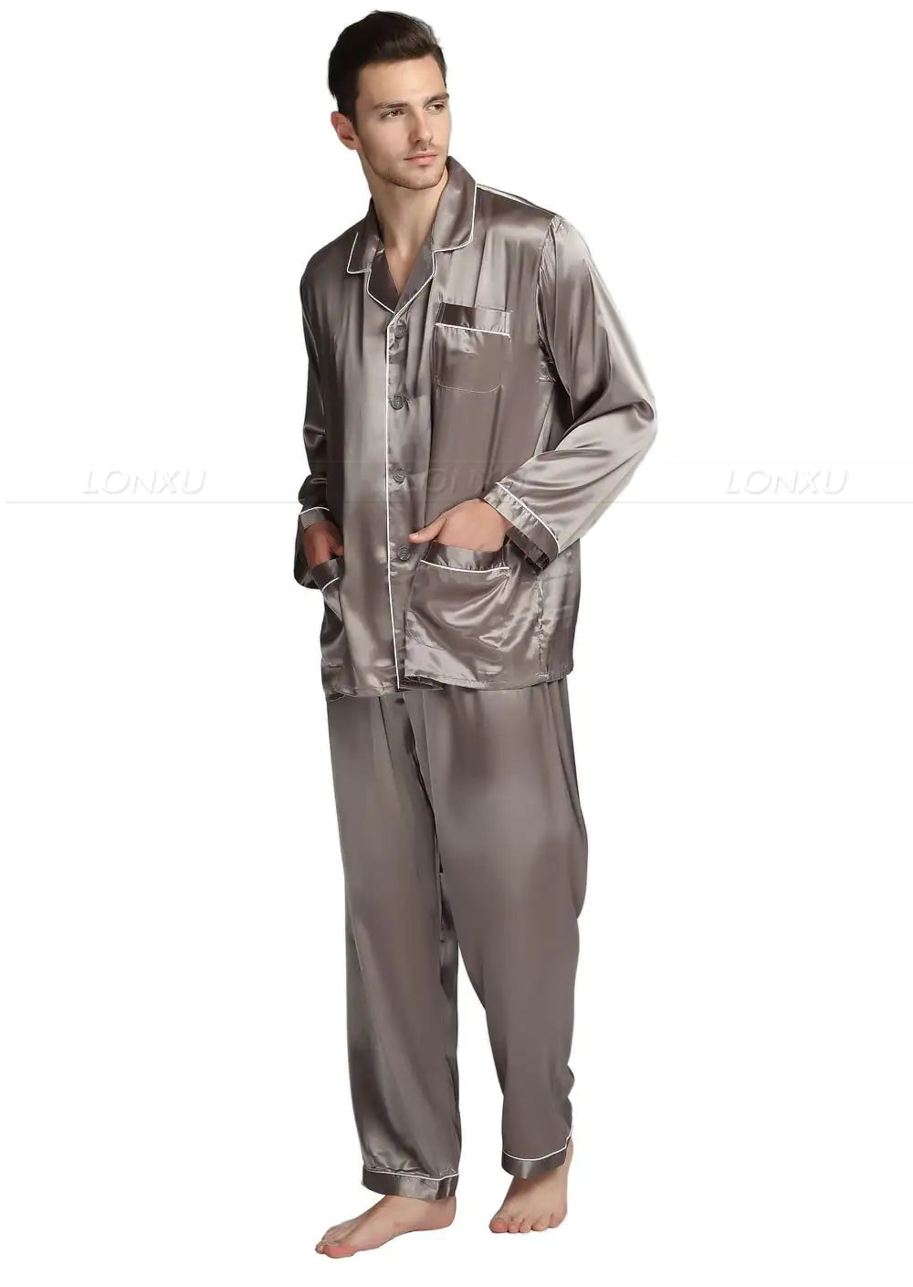 Nachtwäsche-Pyjama-Set für Herren