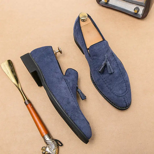 Loafer aus Leder mit Quaste für Herren