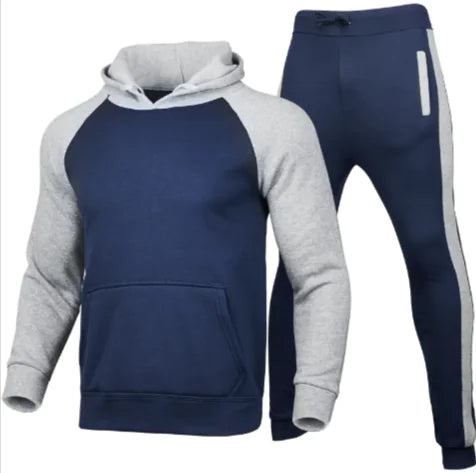 Men's Hooded Cardigan Sports Suit