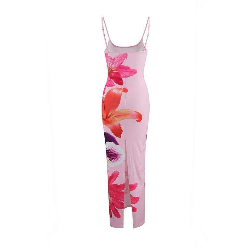 Floral Suspender Dress