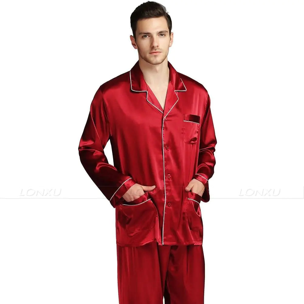 Nachtwäsche-Pyjama-Set für Herren