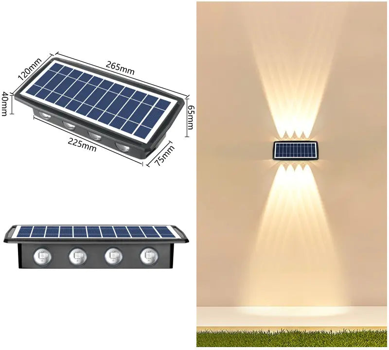 Solar-Außenwandleuchten imprägnieren