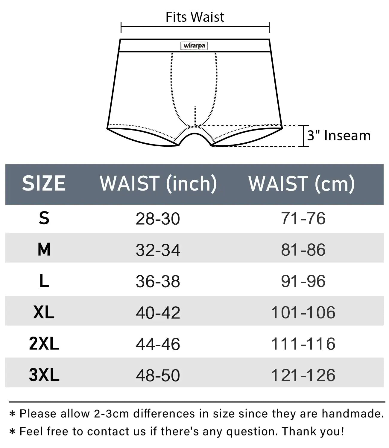 wirarpa Men's Breathable Modal Microfiber Trunks Underwear Covered Band Multipack 1402-4p-solid Color Medium