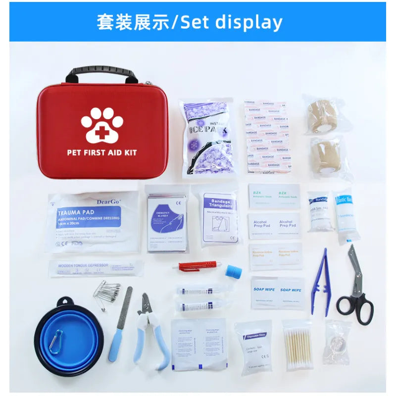 Portable Pet Emergency Wound Care Kit