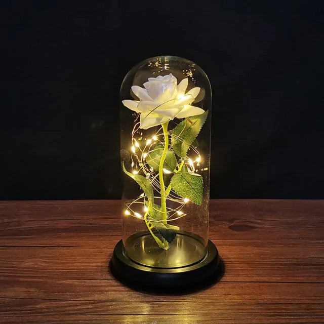 Led Enchanted Galaxy Rose Decor