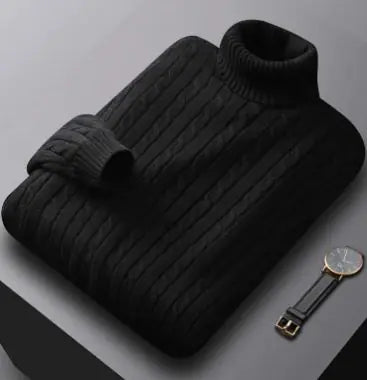 Thermal Thread Turtleneck Sweater